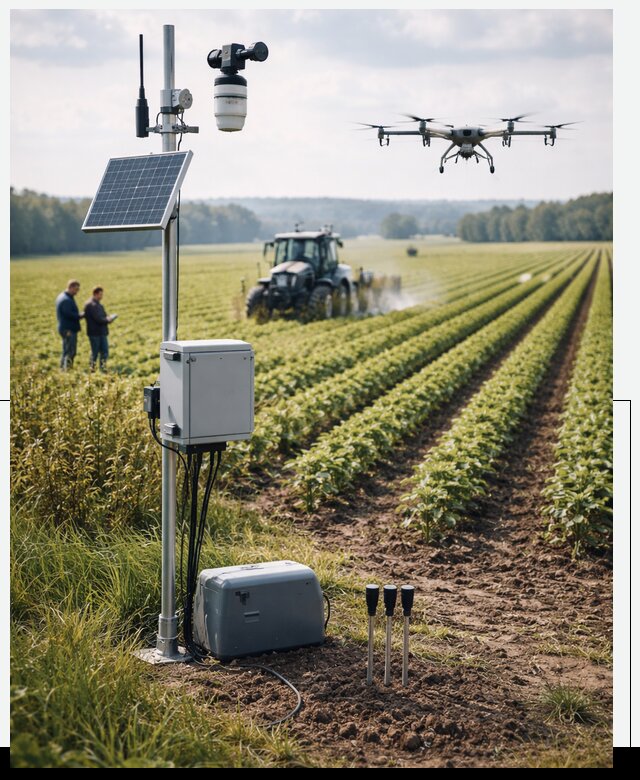 Разработка IoT мониторинга полей в Ахтубинске от 8802 р. | АвикейХтб