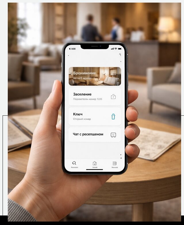 Мобильное приложение для гостей отеля в Ахтубинске, управление сервисом
